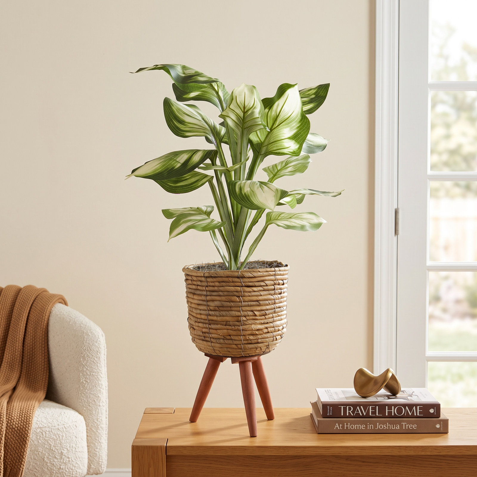 28 " Plant in Basket