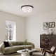 Flaire 5 Light Fabric Flush Mount