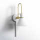 Alston Single Light Iron Dimmable Barn Light