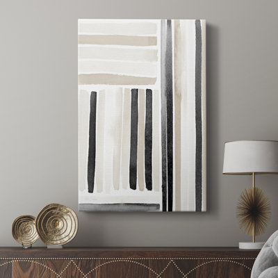 Neutral Lines I -Gallery Wraraped Cavas