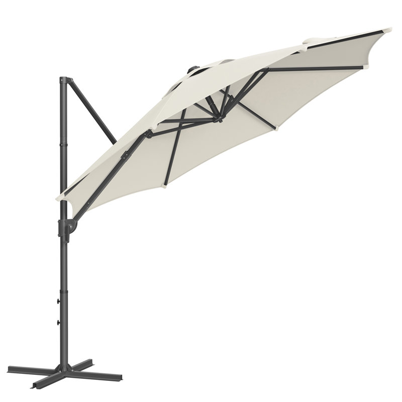 Chanton 300cm Balcony Parasol, Beige