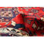 Tapis rouge anadol noué à la main de conception unique 2 pi 11 po x 9 pi 11 po