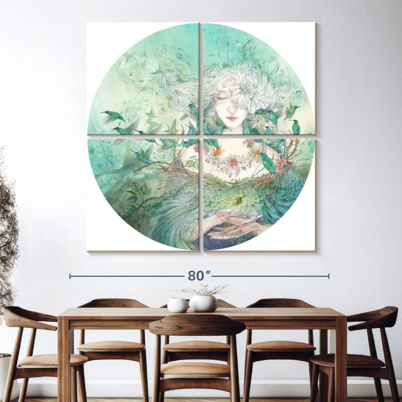 Kelan Keeper Of The Garden, 74" H x 74" W
