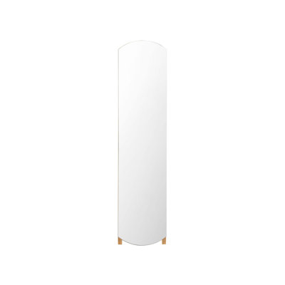 Kirshanpal Flat Floor Mirror with Shelves