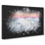 Pink Mountain Ridge In Romania - Wrapped Canvas-56645657