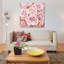 Pink Roses On Gold by Kate Bennett - Print on Canvas-101413715-49994222