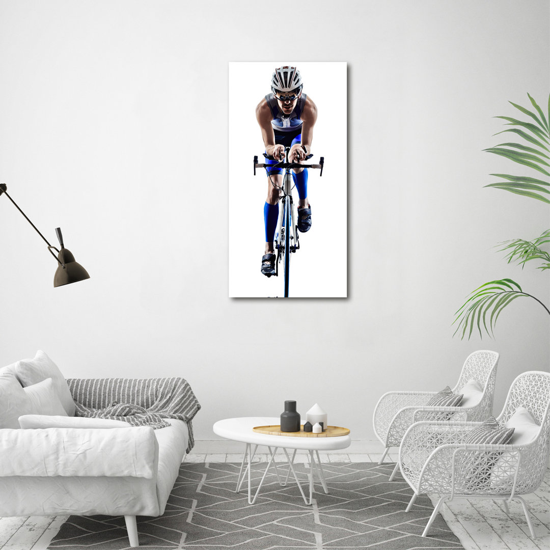 Radfahrer - Kunstdrucke auf Leinwand - Wrapped Canvas