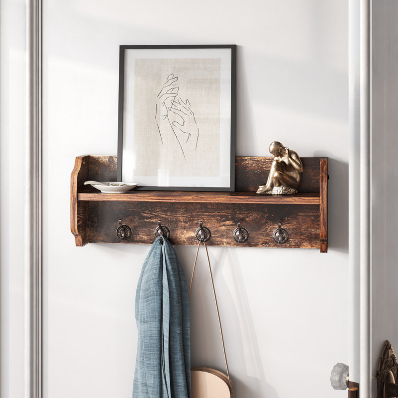 Arihant Page Utility Wall Shelf, Brown