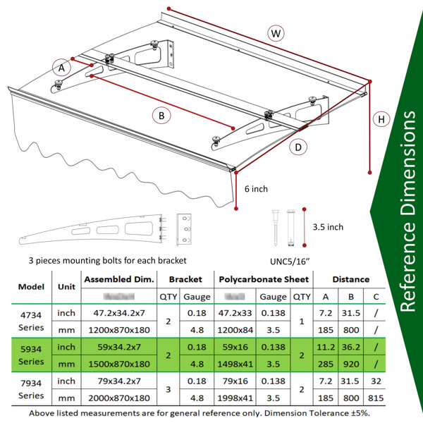 Product Dimensions