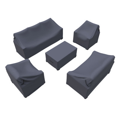 Outdoor Aluminum Conversation Set Group Seating Patio Furniture Covers