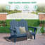 Creaghan 49" W Folding HDPE Double Adirondack Chair-42453684