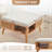 Square Rattan Coffee Table with Storage-2106829970