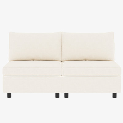 Beige Chenille With Modular And Storage Features, Convertible To Sleeper, 2 Sectional Chenille, Configuration