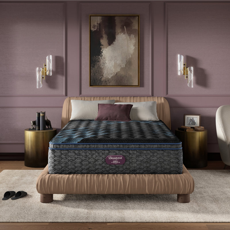Beautyrest World Class Level Four Firm Pillow Top Mattress, Twin