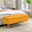 Banc de rangement en velours Carrielynn-1235242580