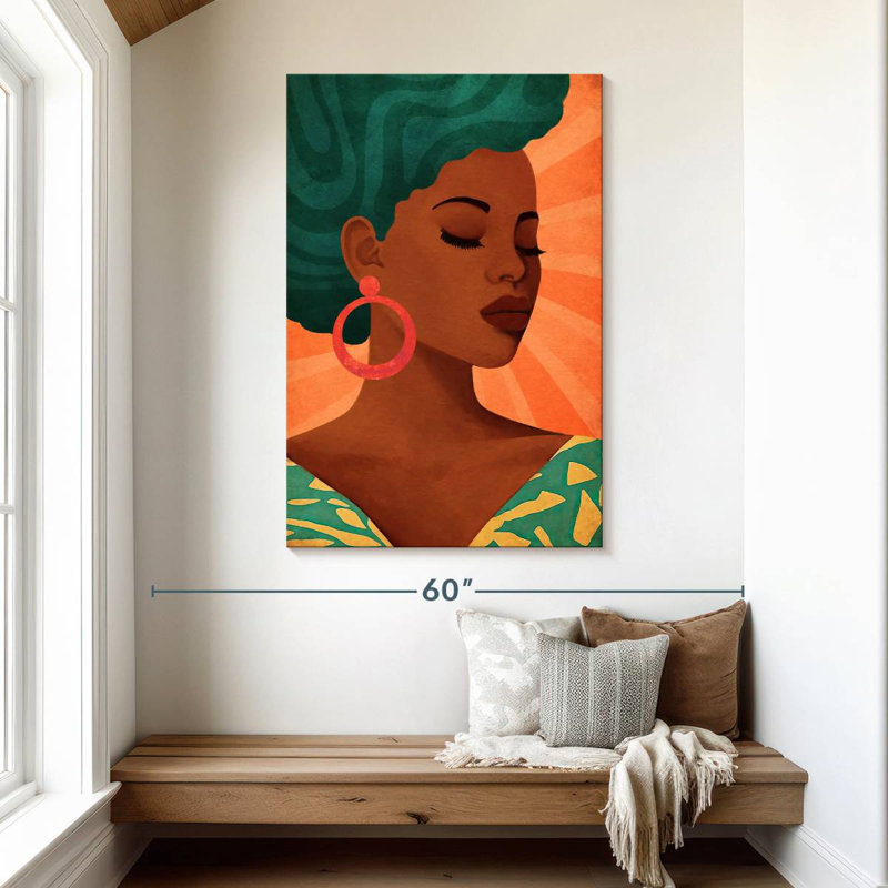 Beauté chic latina, H 48 po x l 32 po
