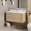 Ensemble de meuble-lavabo mural 48 po avec lavabo Dyerville