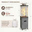 Chauffe-terrasse au propane 41 000 BTU-124965751