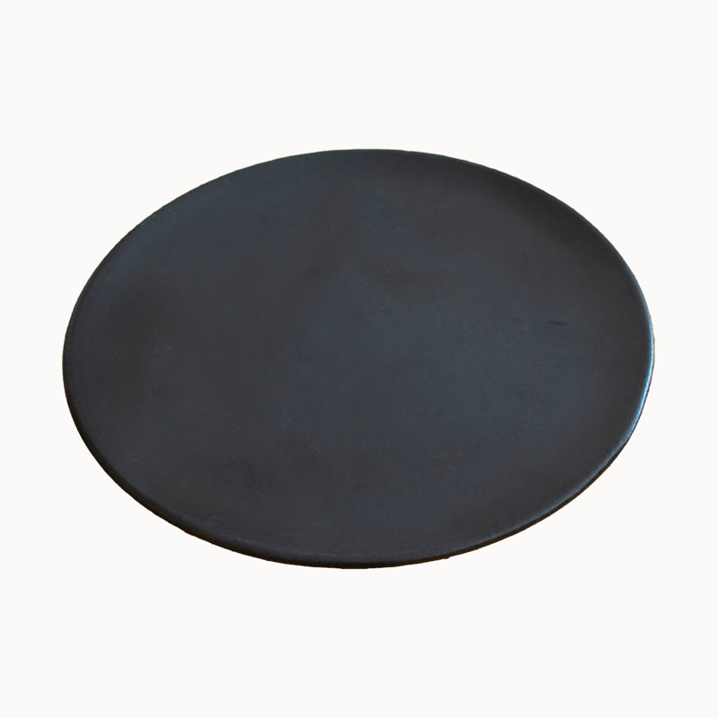 Assiette à dîner classique, Noir