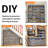 96-Pairs Shoe Storage Organizer Cabinet,Portable Shoe Rack with Door,Large DIY Detachable Shelves