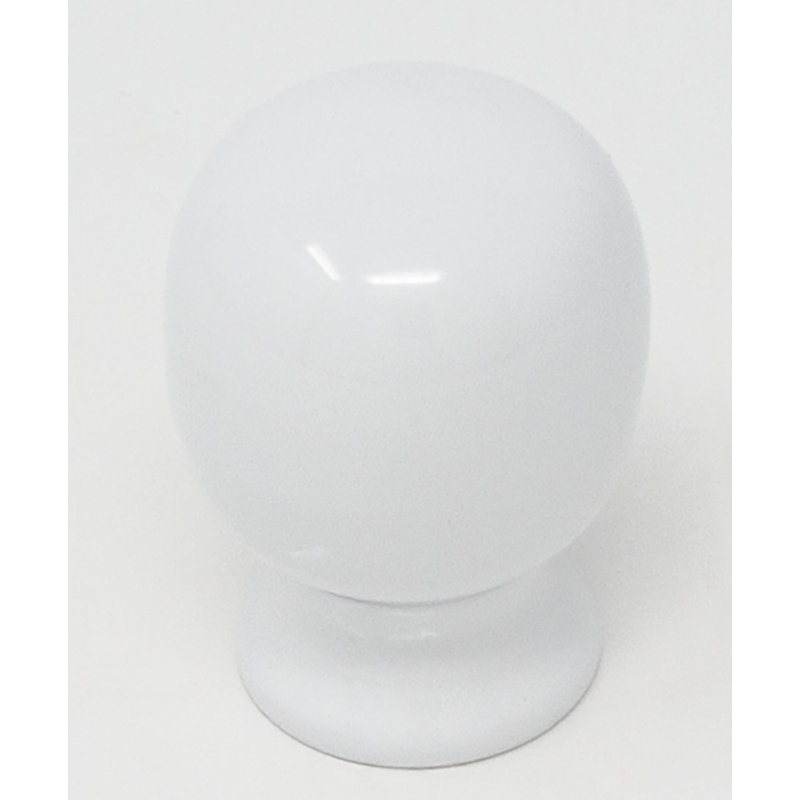 Argelis Lamp Finial, Glossy White