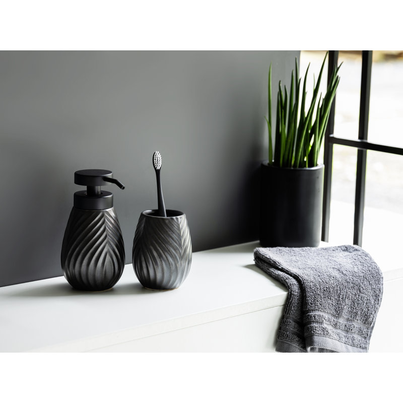 Aften Bathroom Accessory Set, Anthracite