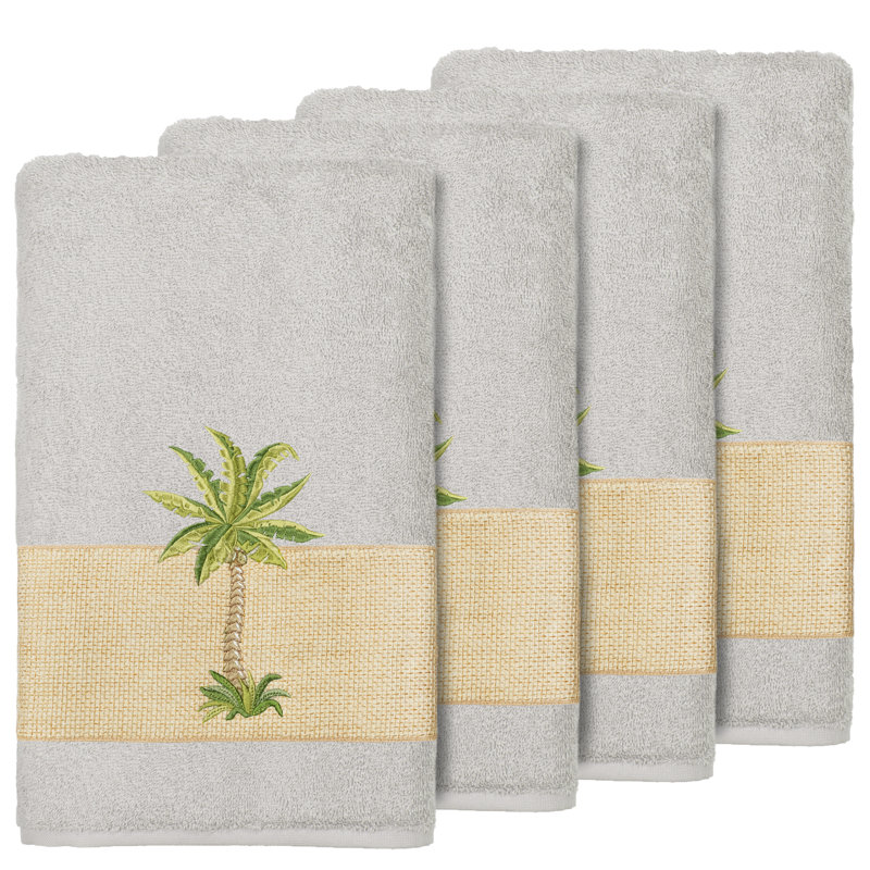 Colton Midweight Bath Towel, Light Gray