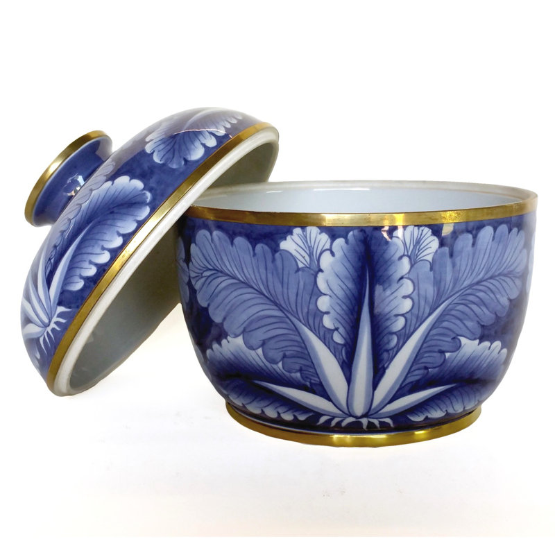 Herb Handmade Porcelain Decorative Bowl 1