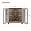 Corner Small Animal Cage with Ramp and Hide House-1857133550