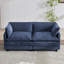 Boucle Upholstered Loveseat Sofa With Armrest-107084660