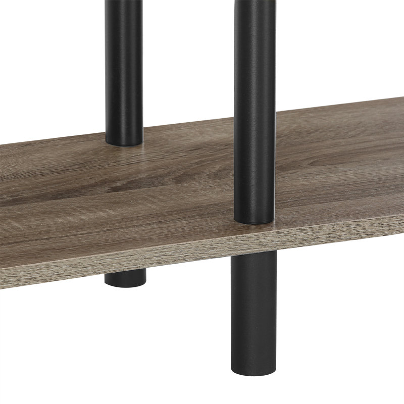 Castilla 41.1cm H x 119.9cm W Plastic Etagere Bookcase, French Oak Grey