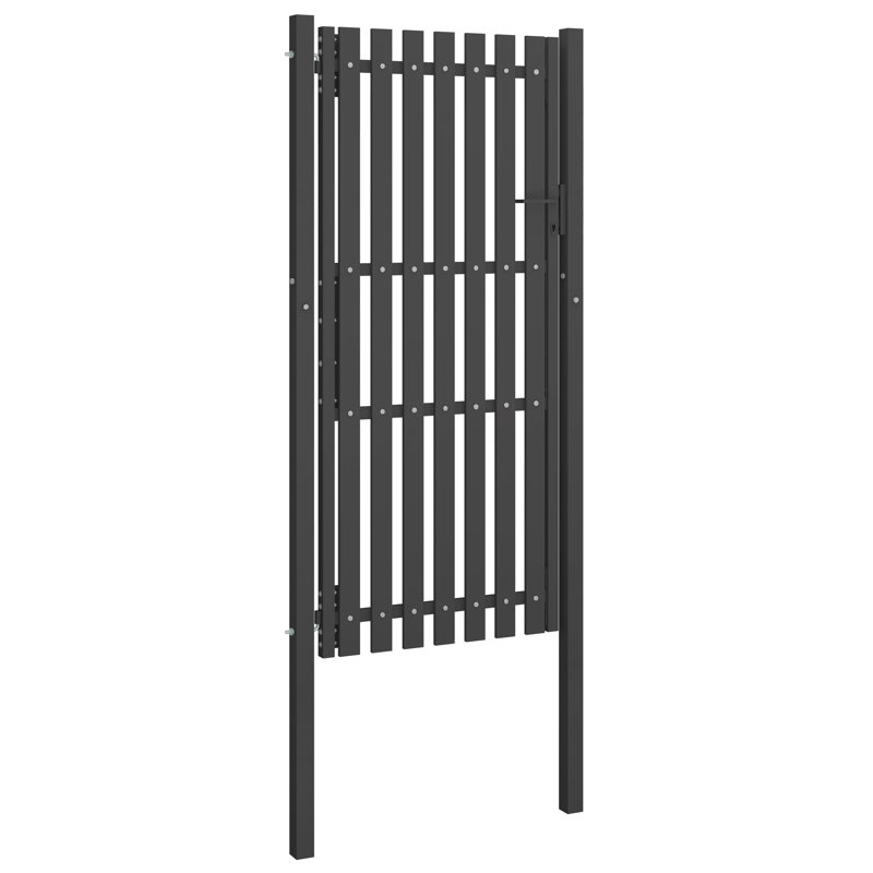 Parchure Anthracite Metal Gate, 250cm H x 99.06cm W