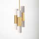 Otto 6 Light Metal Dimmable Cylinder Chandelier