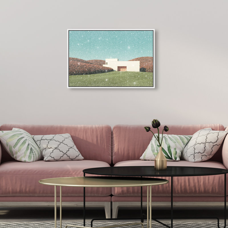 Surreal Architecture Print by Oliver Gal, 25"H x 17"W, White Floater Frame