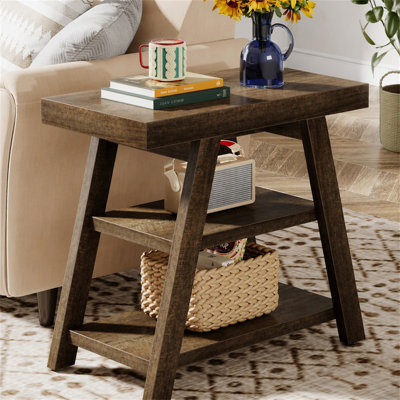 3-Tier Sofa Side Table
