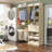 Navada Closet System with Wooden Drawers and Two Hanging Rods-58859331