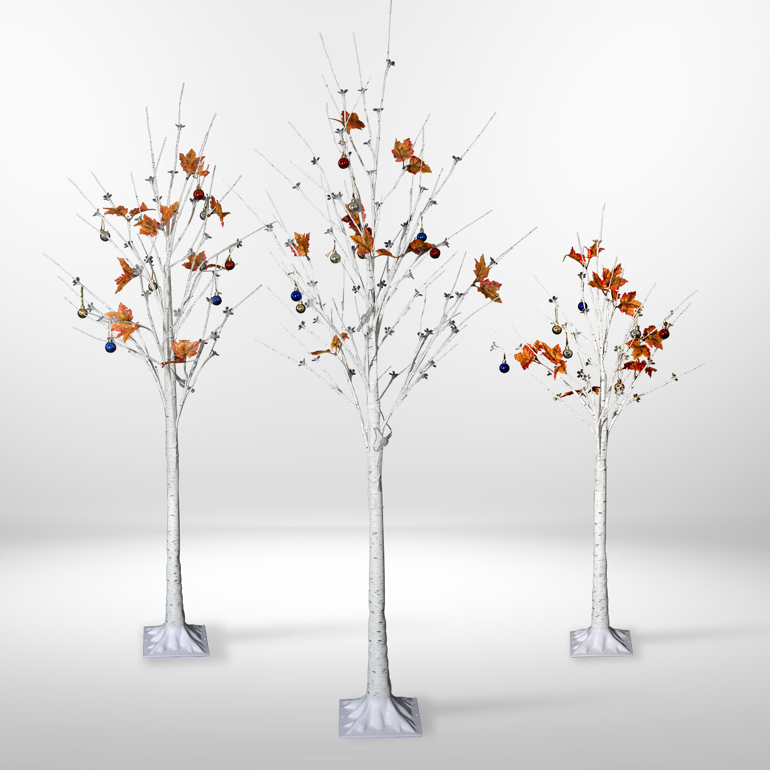 One Allium Way® Birch Model Set: The Set Includes Three Realistic Birch ...