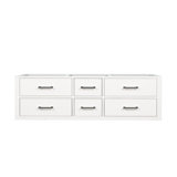 Castor 60 in W x 22 in D Double Bath Vanity