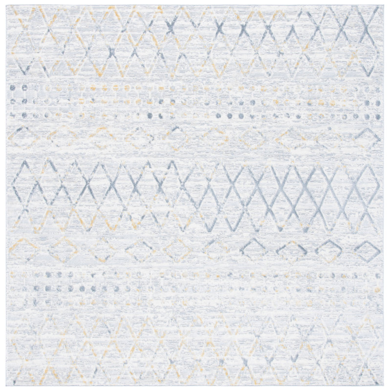 Lagoon Performance Southwestern Rug, Square 6'7"