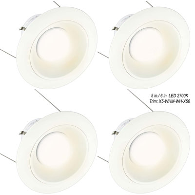 6.5'' Dimmable Air-Tight Standard Recessed Lighting Kit