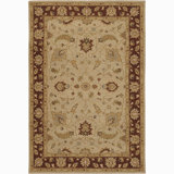 Pooja Wool Area Rug in Brown/Tan