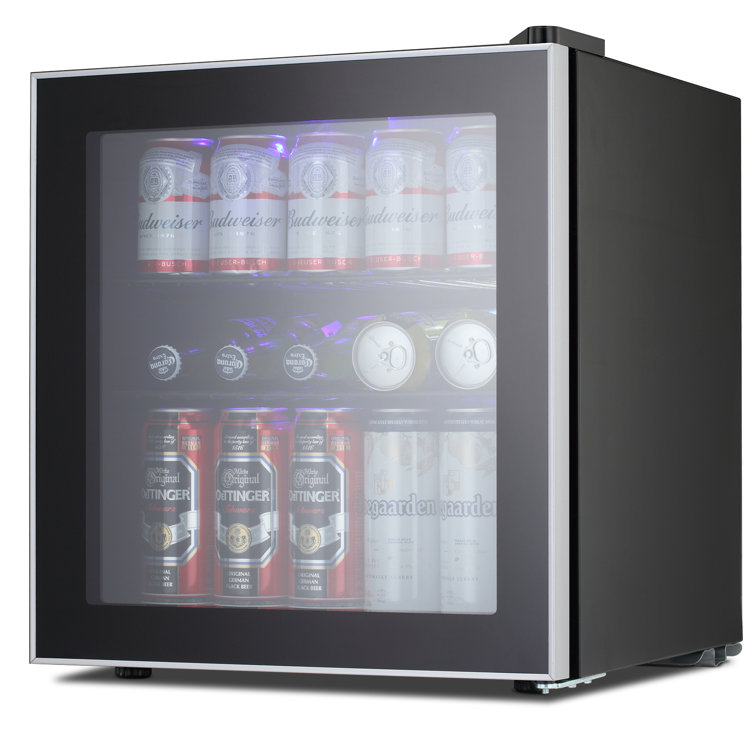 19.29 25 Bottle Single Zone Freestanding Wine Refrigerator & Beverage  Cooler