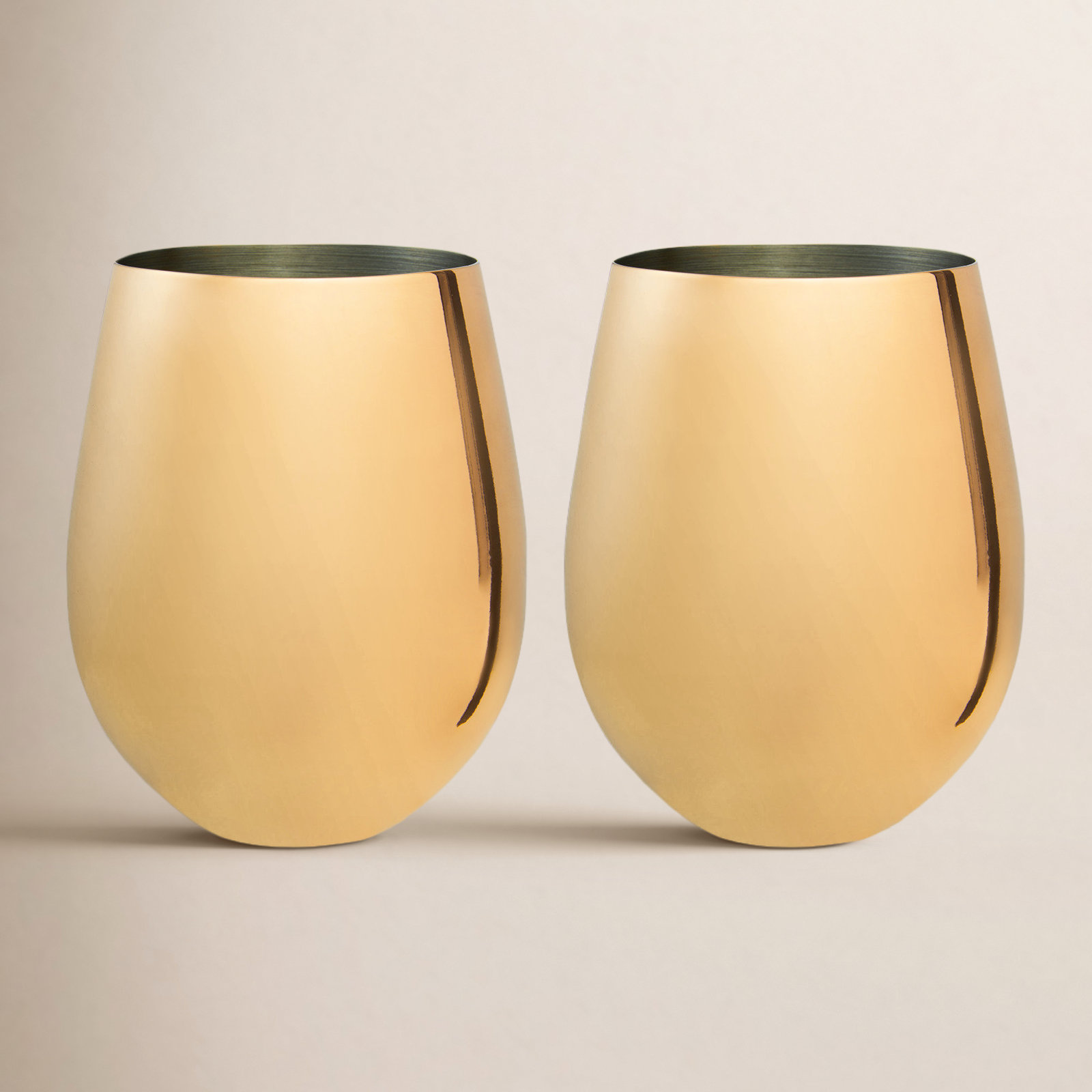 Belmont Stainless Steel Stemless Wine Glass