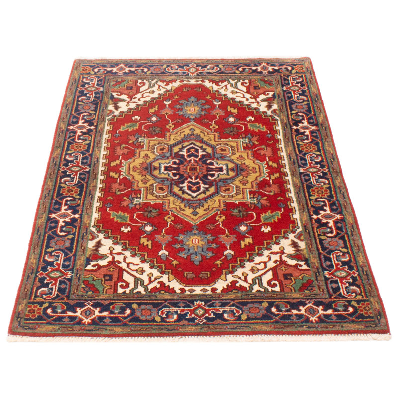 One-of-a-Kind 4' X 6' New Age Wool Area Rug in Dark Copper