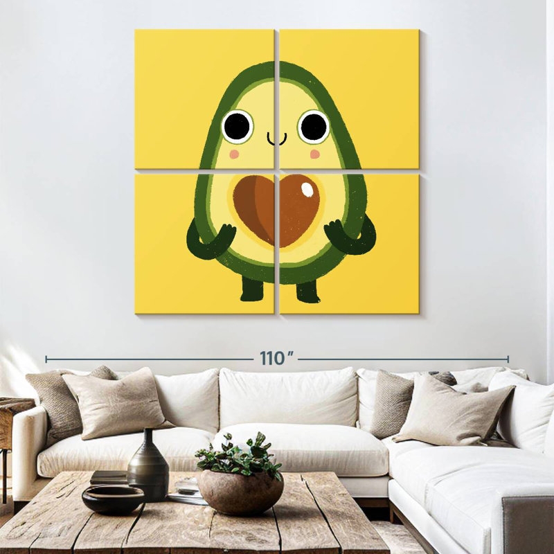 Yarlin Luvacado, 74" H x 74" W
