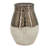 Terracotta Amphora Vase with Metallic Bronze and Natural Tan Finish