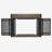 Cabinet Steel Fireplace Door-73554915-73554916