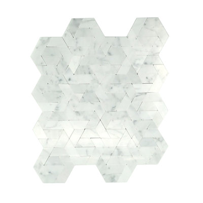 Bizou™ 9 x 13 in. Marble Decorative Accent Tile