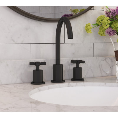 Prima 3 Widespread Double Handle Bathroom Faucet