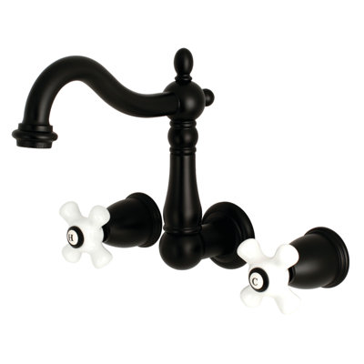 Robinet de salle de bain fixé au mur Heritage